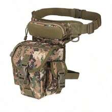Tactical Drop Leg Pouch Bag Type B Cross Over Leg Rig Outdoor Bike Cycling Hiking Thigh Bag - Multicolor - View 15