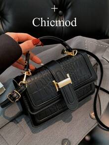 女士小方包，新款时尚石纹斜挎包，复古托特包，适合购物、钱包、手提包，适合年轻女性、女大学生、办公室女士。非常适合办公室、大学、工作、商务、通勤、户外活动、旅行和徒步旅行