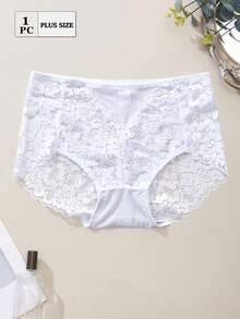 FOVTY 1件大码女士蕾丝性感内裤透气舒适瑜伽短裤 - 彩色 - 查看 5