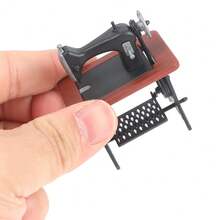 1pc Miniature Dollhouse Sewing Machine Decoration Figurine - Multicolor - View 7
