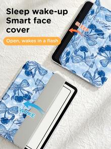 玫瑰蝴蝶结樱桃双面亚克力水晶保护壳,兼容 iPad 10 代、iPad 10.2/iPad Mini 6/iPad Mini 7/9.7、Galaxy Tab A8 8.7、3+Y 可折叠防弯折设计,兼容 Kindle Paperwhite 12 代(2024 年款),硅胶加固边角,自动唤醒/睡眠功能,节日送礼佳品 - 彩色 - 查看 6