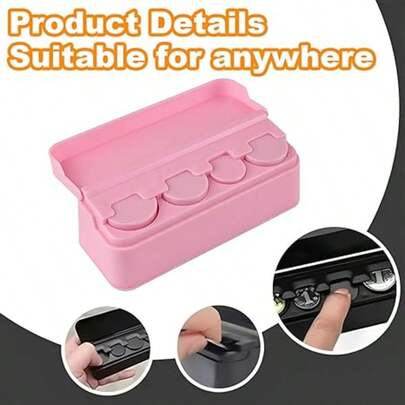 1个硬币收纳盒，汽车内饰装饰收纳盒