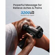 Thermacool Massage Gun Deep Tissue: Electric Muscle Massager With Heat And Cold Massage Gun Gifts For Men Dad Handheld Deep Tissue Gun With Carry Case Body Masajeador Active Heat - ActiveThermacool - View 5