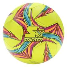 BELIME Balón de Fútbol No.5 Trick Mix 24 SC | 32 Paneles, PVC 1.6 mm, Cosido a Máquina, Ligero, Ideal para Entrenamiento y Juego Recreativo - amarillo y rojo - Ver 1