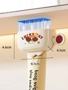 1个磁性牙膏挤压器，家用壁挂式牙膏夹，洁面乳壁挂式夹子，牙膏收纳架，牙膏挤压器神器 - 彩色 - 查看 7