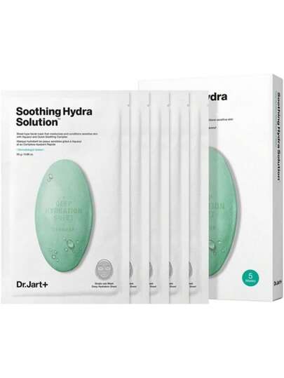 Dr.Jart+ Dr. Jart+ Soothing Hydra Solution Sheet Mask For Unisex 5 Pc Mask