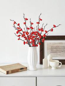 2 Cây Mận Tuyết Trắng Nhân Tạo, Quả Mận Giả, Làm Bằng Chất Liệu Nhựa, Thích Hợp Cho Phòng Ngủ, Tường, Nhà Ở, Khách Sạn, Văn Phòng, Đám Cưới, Tiệc Tùng Và Trang Trí Sân Vườn, Trang Trí Phòng, Trang Trí Nhà Cửa, Trang Trí Nhà Cửa, Trang Trí Phòng Ngủ, Trang Trí Tường, Đồ Dùng, Trang Trí Nhà Cửa, Hoa Mận Đỏ Nhân Tạo - Nhiều màu - Xem 8