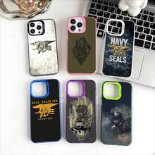 Funda de Teléfono PRF Equipo SEAL de la Policía para 11 12 13 14 15 16 17 Pro Max Plus, Cubierta Protectora con Recubrimiento - Z6 - Ver 1