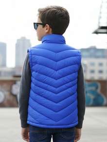 Big City Tween Boys Extended Size Tanks - Royal Blue - View 2