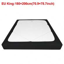 1 pieza Falda de cama con envolvente de jacquard a rayas, opciones de colores elásticos multicolor, antideslizante y antipolvo, protege tu ropa de cama, agrega moda, adecuado para todas las estaciones - opción perfecta para la decoración del dormitorio y la sala de estar - Multicolor - Ver 8