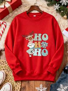 Women Sports Sweatshirts - Red - View 3
