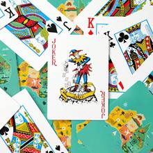 YFOPEN Australian Map Ocean Style Playing Cards, Blending Australian Geographic Outline And Ocean Elements, Unique Design, Suitable For Travel Souvenirs, Geography Enthusiasts Collection And Fun Table Games. - Multicolor - View 3