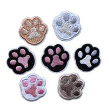 7 peças de remendos de pegadas de pata para roupas, remendos de apliques bordados autoadesivos, decoração de patas fofas, remendos artesanais faça você mesmo para vestidos, jeans, chapéus, sapatos, camisas, jaquetas e mochilas - Multicolorido - Ver 8