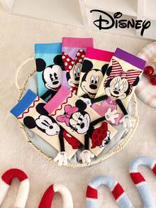 Disney 6/3双正品袜子，礼品袜，经典卡通动画袜子，新颖有趣的设计，舒适透气，男女时尚袜子，情侣款，中性款，迪士尼袜子 - 彩色 - 查看 9