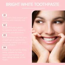oralhoe Bright Toothpaste, Clean Toothpaste, Removes Tooth Stains, Yellow Toothpaste, Gentle Ingredients For Oral Care - White - View 6