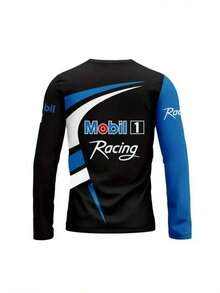 Men's 3D Print Long Sleeve T-Shirt, Breathable And Comfortable, Suitable For Casual And Sports - Multicolor - View 4