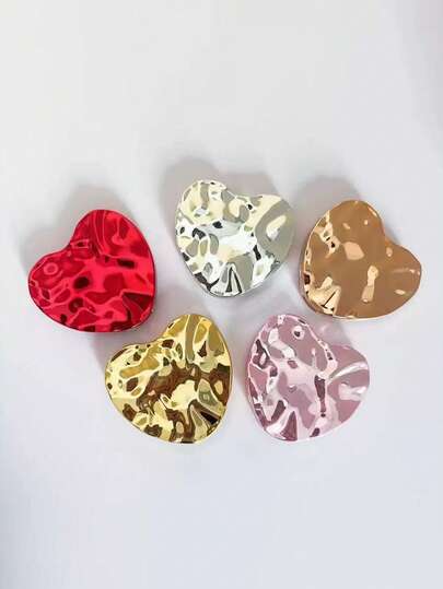 15pcs/Set Wedding Favours Transparent Organza Bags + Heart-Shaped Pink Folding Mirror + Thank You Card Wedding Celebrations, Parties, Birthdays, Christenings, Anniversary Gifts Gift Bag Set