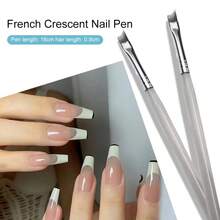 5Pcs Elastic Nail Art Sweep Brushes, DIY Gradient & Ombre Painting Tools For Gel Polish, Professional Manicure Accessories