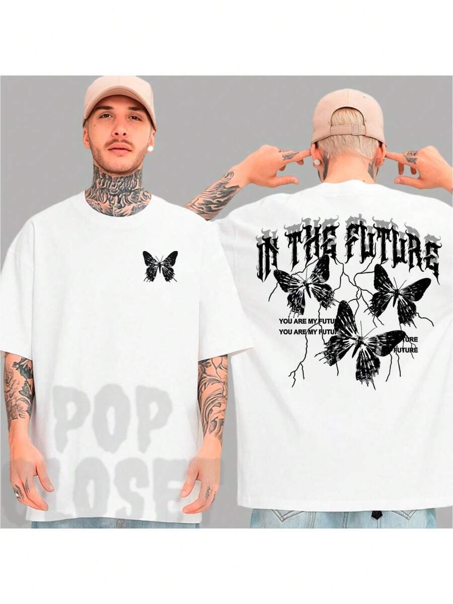 Men T-Shirts - 白色 - 查看 1