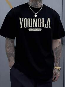 Men T-Shirts - 黑色 - 查看 8