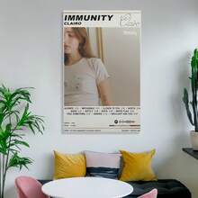 1PC White Rabbit Canvas Print - Elegant Dressed Rabbit With Bouquet - Modern Wall Art Poster For Living Room, Bedroom - Gift-Ready Unframed Abstract Oil Painting Style Poster - Multicolor - View 9