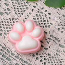 1pc Square Silicone Mold For DIY Jewelry Making, Cat Paw Shaped