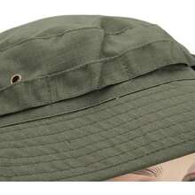 Yosoo OD Sombrero de Pescador Verde, Protección Solar de ala Ancha, Transpirable, Impermeable, para Uso en Exteriores(default) - Multicolor - Ver 10