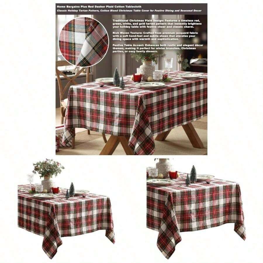 Kitchen Tablecloth - 70" X 52" (Rectangular) + Multicolor - View 1