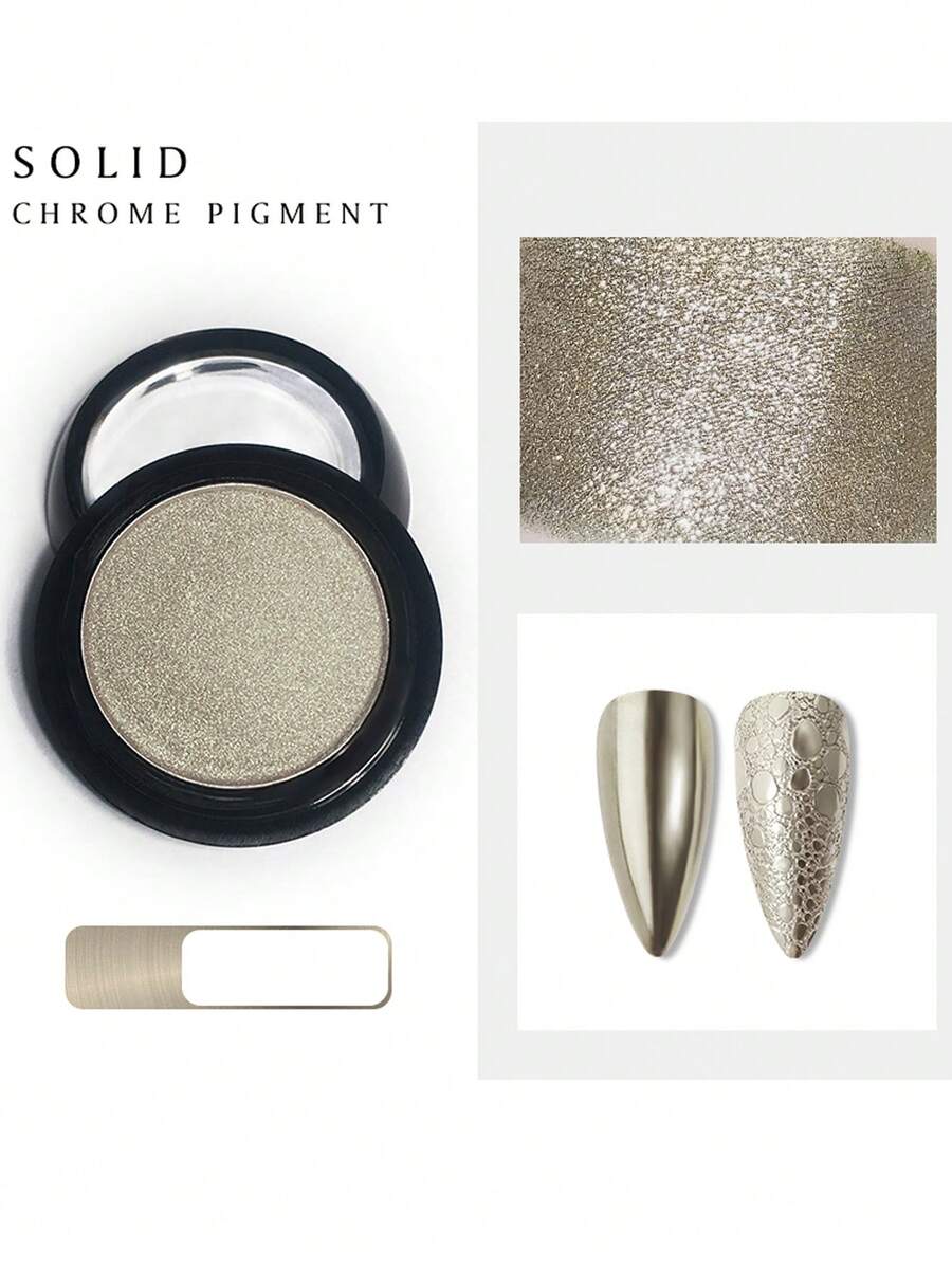 OBP C & G OBP Mirror Effect Nail Powder - 24 Colors To Choose From - Beige - View 1