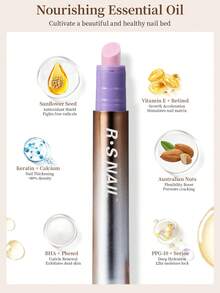 RS NAIL RSNAIL 3-In-1 Cuticle Care Oil Pen, Nail Serum Pen, Cuticle Remover Pen With Cuticle Pusher, Ceramic Tip, For Hangnails, Dry And Damaged Nails Cuticle Care, Nourishing And Moisturizing, Strengthening Nails, Daily Nail Care, 360° Rotating Design For Space Saving - Multicolor - View 9