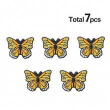 7/15 piezas Cuentas de silicona con diseño de mariposa - Kit de fabricación de joyas con bolígrafo y accesorios hechos a mano, cuentas decorativas de moda para hacer collares, pulseras, llaveros y cordones de identificación - Múltiples colores y estilos, regalo ideal para mujeres, hombres, entusiastas de manualidades, estudiantes y trabajadores de oficina - Cuentas de silicona con forma de mariposa - Ver 17