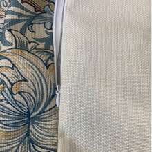 18x18 Inch William Morris Style Strawberry Floral Throw Pillow Cover, Single-Sided Printed Zippered Cushion Cover For Home, Office Decor, Without Insert