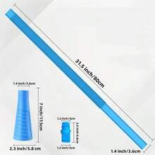 Kit de limpieza de conductos de aspiradora, manguera de aspiradora para conducto de secadora, quitapelusas - Multicolor - Ver 12
