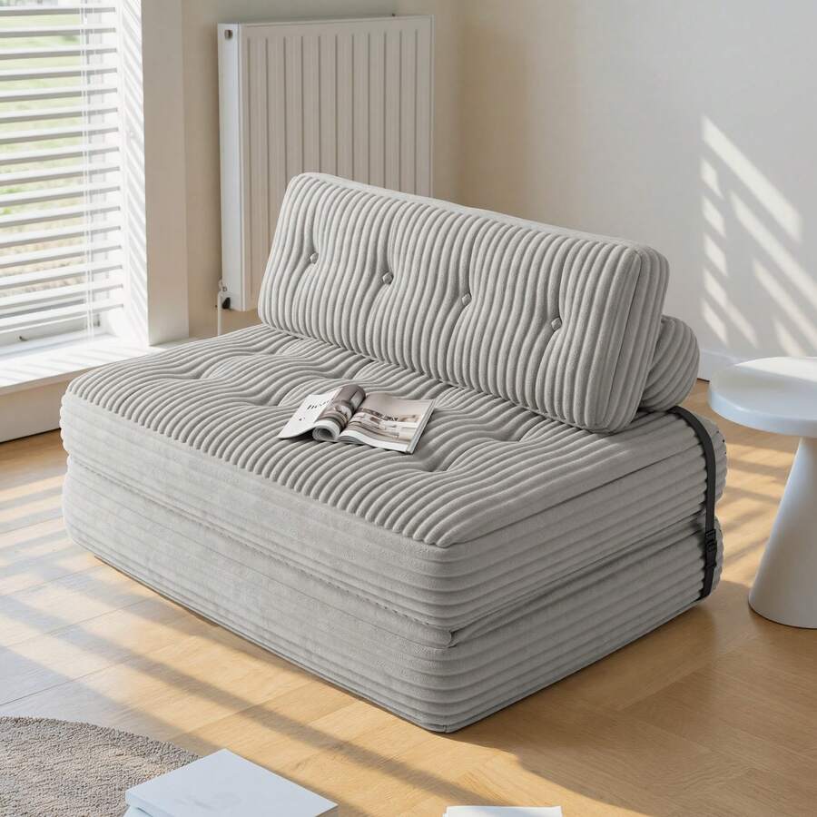 Asofer Futons - Light Grey - View 1