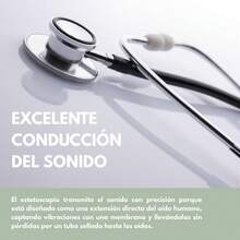 Estetoscopio Profesional de Doble Campana con Estuche Alta Precisión y Excelente Conducción del Sonido.