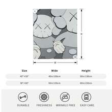 Kawss Merch Kawaii Kaw Blanket For Men Women Warm Cozy Fluffy Throw Blankets For Bed - màu đen - Xem 6