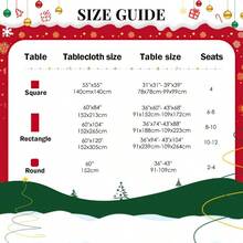 Kitchen Tablecloth - White-gold + 152.4 cm (Round) - View 8