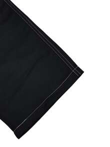 男士多口袋工装裤，休闲宽松版型，适合海滩、度假、日常通勤、运动、户外、健身、慢跑等各种场合，宽松直筒裤型，时尚街头服饰 - 黑色 - 查看 9