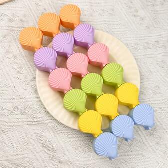 Resaltador de pluma con diseño de concha KOMI, de alta calidad en estilo Ins con colores tipo macaron, marcador de dibujos animados integrado creativo para estudiantes, resalta y dibuja sin manchas