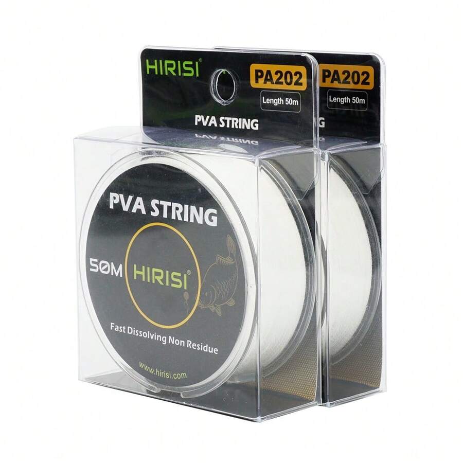 HIRISI 50m PVA String Fully Dissolvable String For Boilies And Carp Fishing Bait