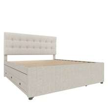 Bed Frames - Beige + Linen + Line - View 6