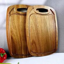 Rosewood Cutting Board, Wooden Chopping Board, Suitable For Cutting Meat, Cheese, Bread, Vegetables And Fruits, Home Decor, Kitchen Accessories, Also Can Be Used As Kitchen Tool Or Gift For Mother - Ginger - View 9