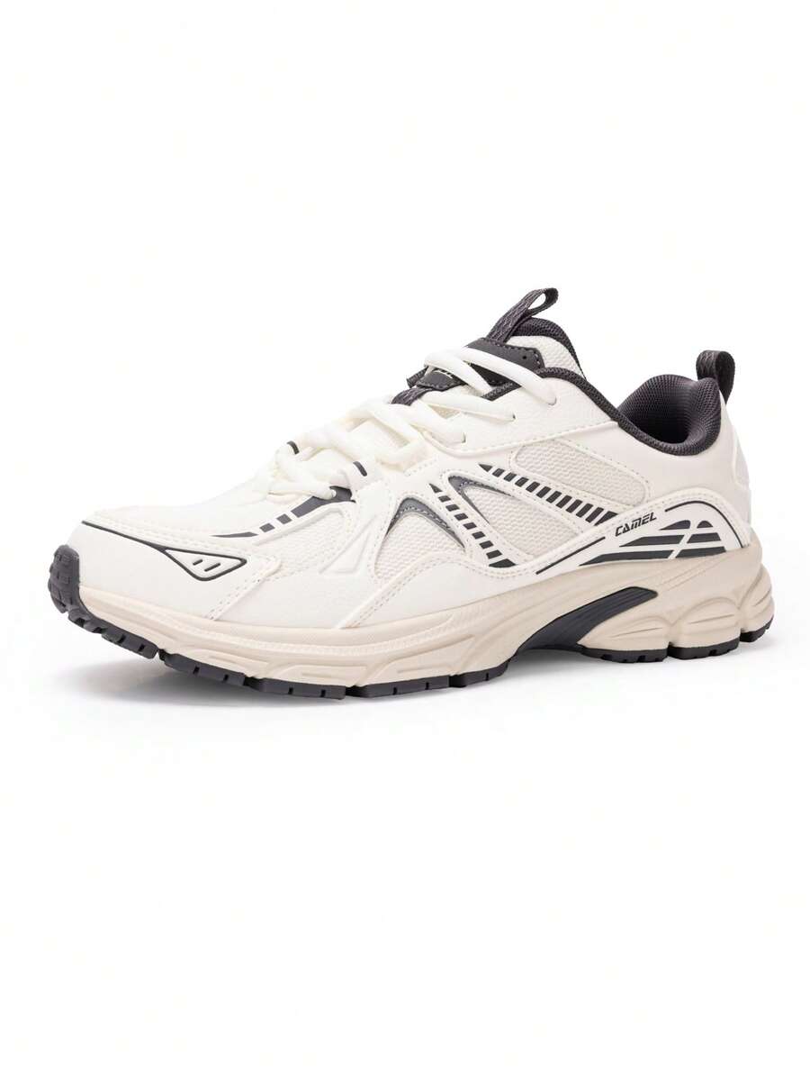 CAMEL CROWN Women's All-Terrain Running Sneakers, Breathable Casual Hiking Shoes For Spring & Summer - Ivory/Slate Grey - View 1