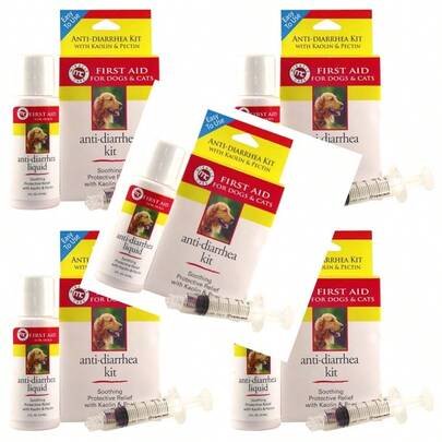 Anti Diarrhea Liquid Relief For Dogs And Cats 2 Ounce Kaolin And Pectin Soothes Upset Stomach