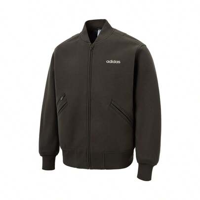 Adidas Unisex Cotton Padded Coat, Warm Quilted Baseball Sports Bomber