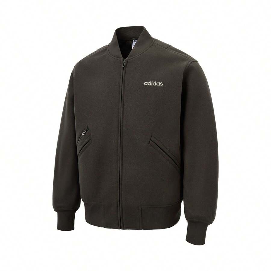 Adidas Unisex Cotton Padded Coat, Warm Quilted Baseball Sports Bomber