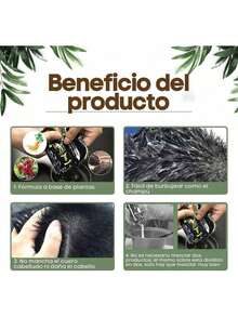 Shampoo de tinte instantáneo en 15 min. de 30g cubre canas con jengibre natural, extracto de oliva chino, extracto de granoderma lucidum, extracto de ginseng, extracto de aloe vera, polygonum multiflorum.  Champú de Coloración Temporal para Cabello Negro con Ingredientes Naturales - Color Instantáneo hasta por 30 Días, Fácil de Usar, Acción Rápida para Hombres y Mujeres Tinte semipermanente negro - Cubre canas al 100%, champú de coloración para uso doméstico, tinte negro natural, sin amoníaco, sin peróxido, sin PPD. Champú de tinte con aceite de coco - Coloración rápida en 5 minutos, duradera, natural & unisex, para todo tipo de cabello, tinte profesional Champú y Loción para Teñir el Cabello - Tinte Permanente 3 en 1, con Ginseng, Jengibre, Sésamo Negro y Escualano de Origen Vegetal - 16.9 fl. Oz/16.91 oz - Tinte y Champú Todo en Uno, Unisex, Fácil de Usar, Ingredientes Naturales, para Uso Diario - Negro - Ver 7