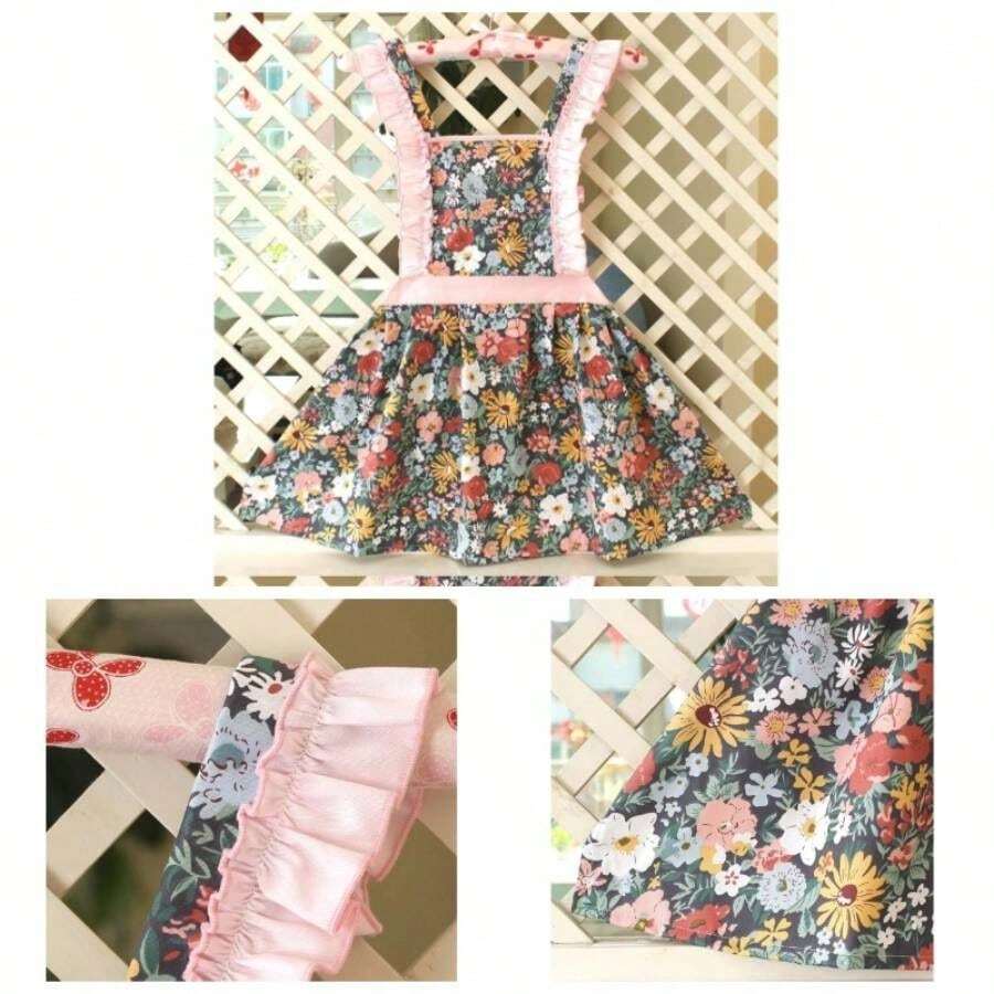 - Delantal de cocina para nios Delantales de cocina para nios pequeos, nias pequeas, lindos - De 2 a 5 años + Rosa (Rosa Hada) - Ver 1