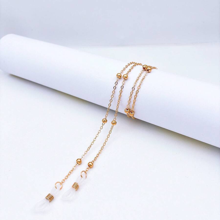 Delicate Eyeglass Cord, Colorful Fashion Safety Chain/New - Dourado - 查看 1