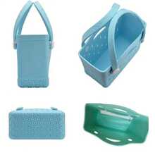 Hot Selling High-Quality Lightning Pattern EVA Material Unisex Large Capacity Tote Bag, Toilet Bag, Swimming Bag, Travel Organizer - 玫紅色 - 查看 5